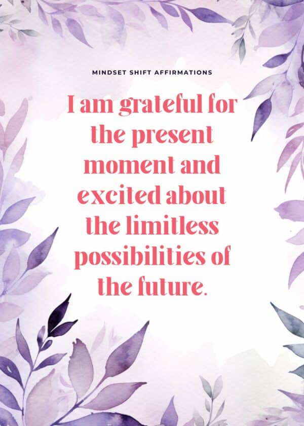 Inspirational quote with watercolor floral background