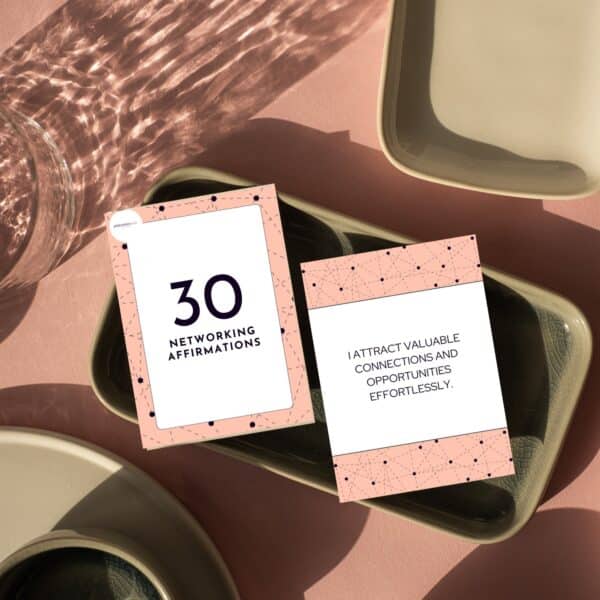 Networking Affirmation Cards for Professionals – Boost Confidence & Connections with Inspiring Quotes
