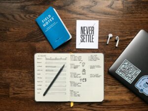 Apple AirPods near MacBook - ADHD Training