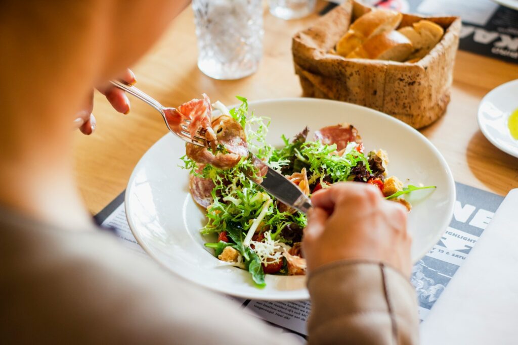 person eating food - ADHD Diet